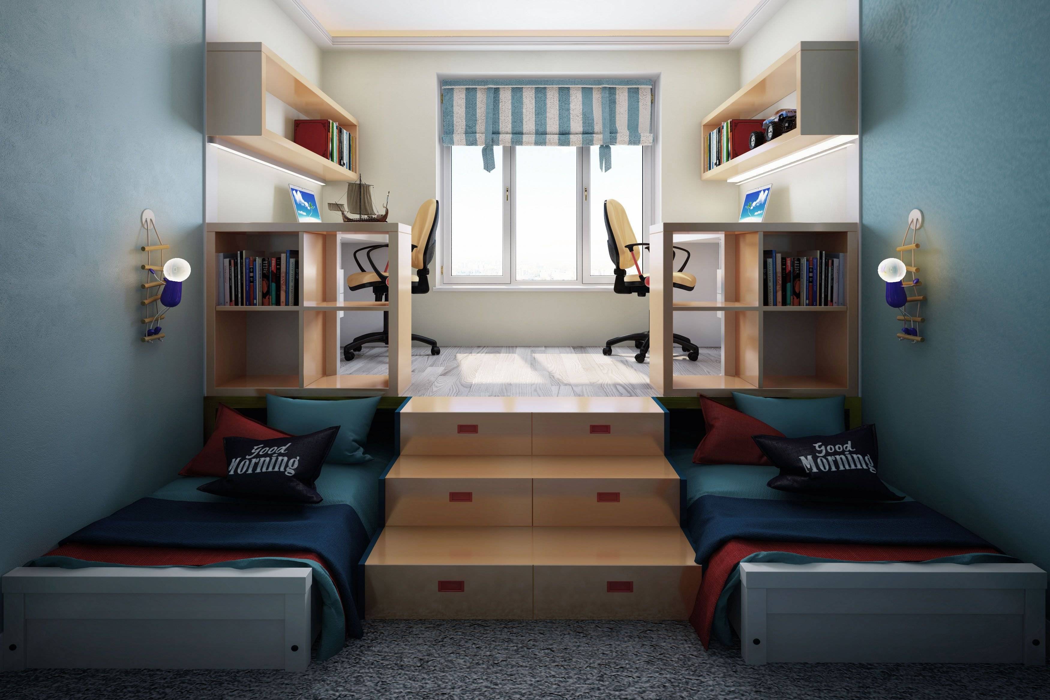 Дизайн Спальни Для Двух Подростков