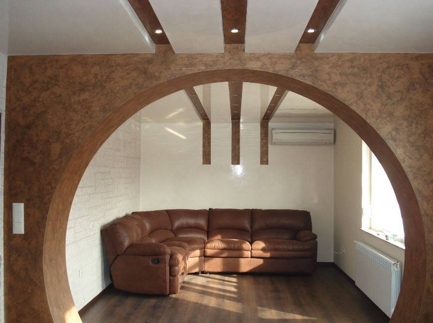 Как правильно оформить арку в интерьере квартиры своими руками?