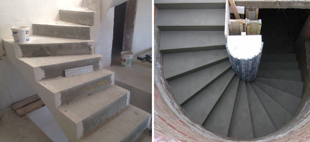 Как сделать бетонную лестницу на второй этаж в частном доме своими руками: пошаговая инструкция +видео