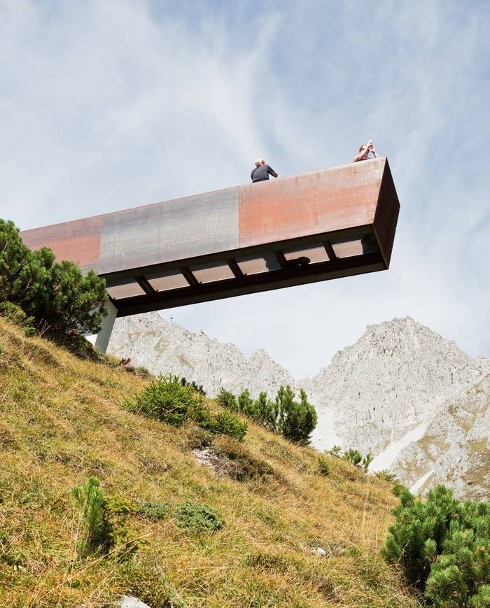 Обзорный павильон от Snohetta Architects: шедевр на высоте 1200 м