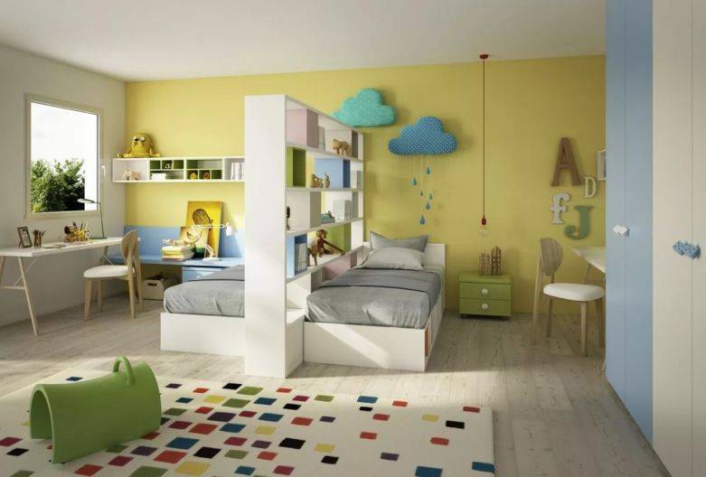 50 детских комнат для разнополых детей: супер-идеи