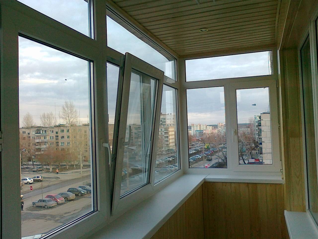 Балкон пластиковые окна фото