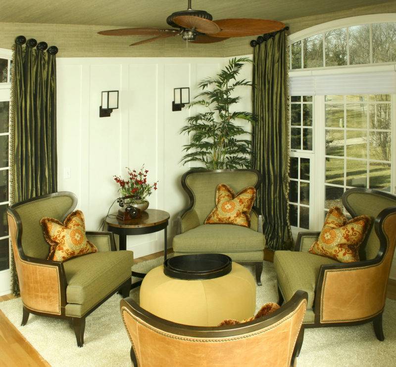 Зеленая гостиная: 75 фото самых красивых и оригинальных решений использования зеленого в интерьередекор и дизайн интерьера