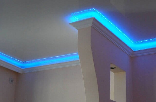 Как сделать потолок с подсветкой (потолочное освещение)