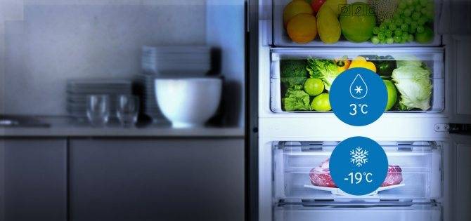 Зона свежести в холодильнике