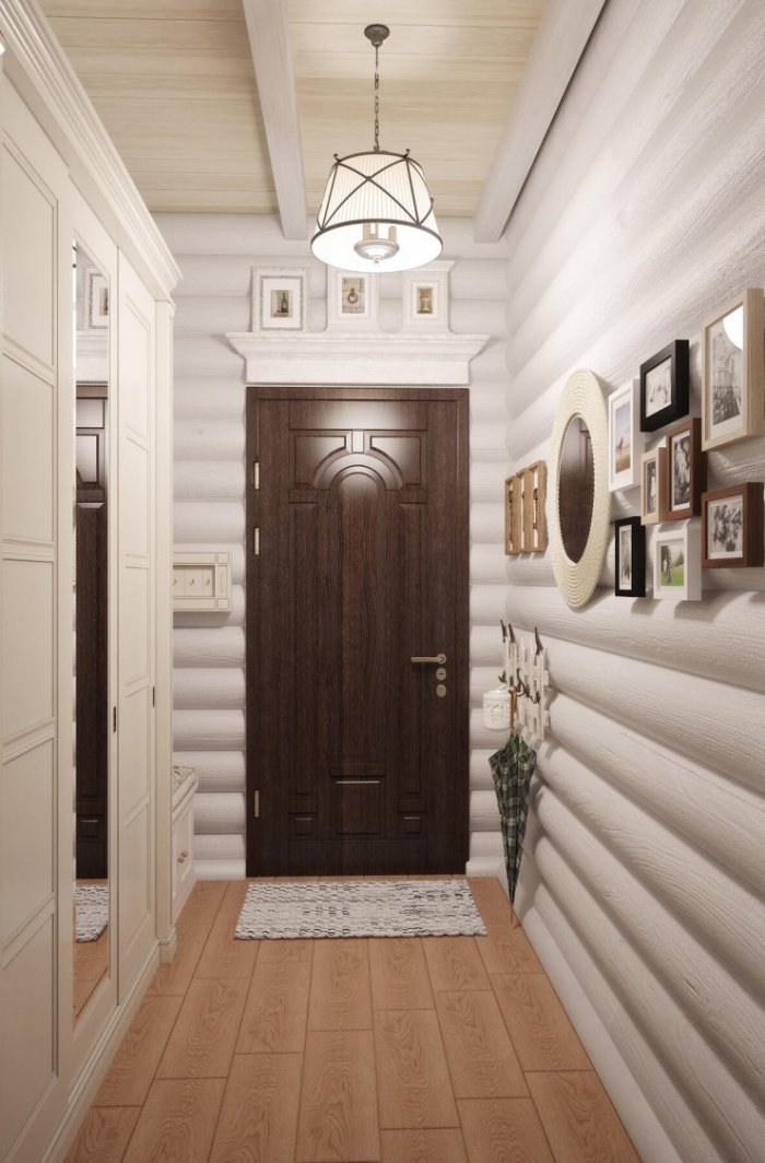Входной коридор в частном доме дизайн фото маленький