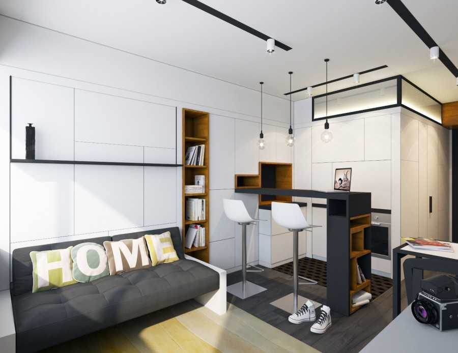 Студия 25 метров: дизайн. дизайн квартиры-студии 25 кв. м.: идеи зонирования и интерьеры