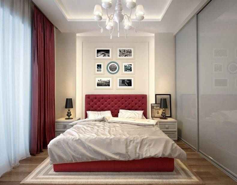 Дизайн интерьера маленькой спальни 12 кв м: 20 фото примеров