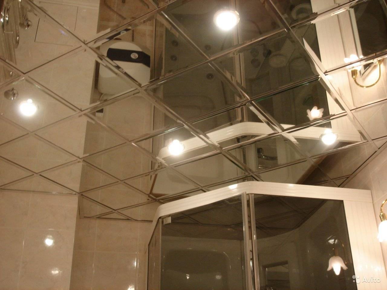 Зеркальный натяжной потолок (30 фото): полотно с эффектом, отзывы