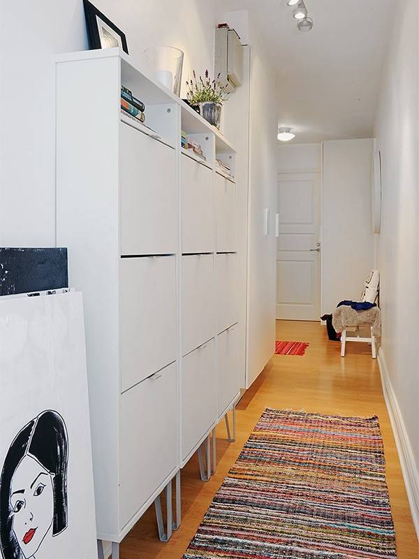 Дизайн узкой прихожей: 45 фото в интерьере квартиры