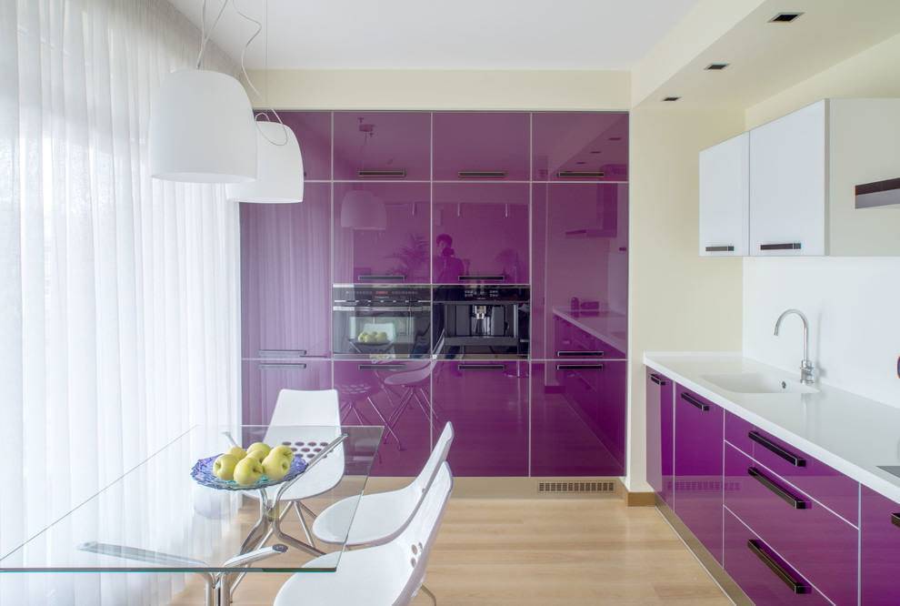 Фиолетовая кухня (90 фото): выбор дизайнеров — фиолетовые тона для кухни и лучшие сочетания цветов