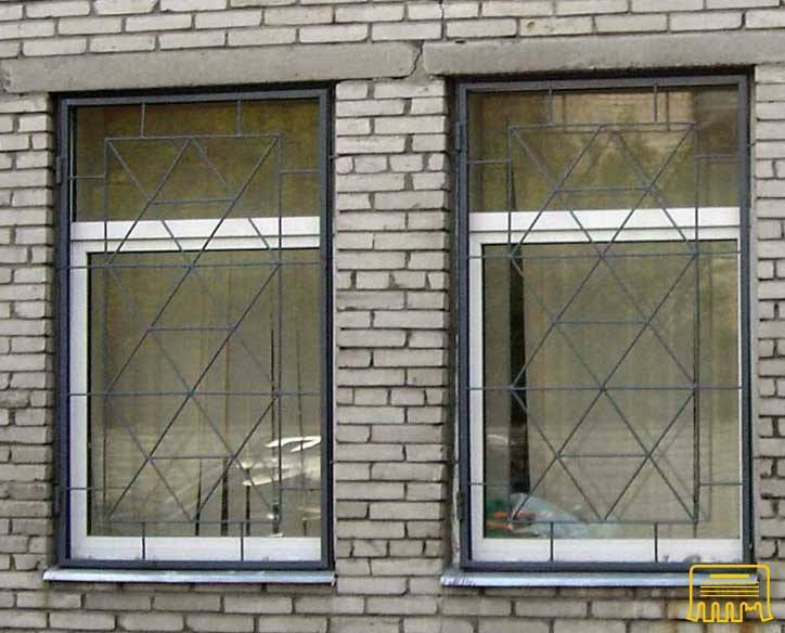 Кованые решетки на окна (65 фото) — безопасность и декор в едином решении