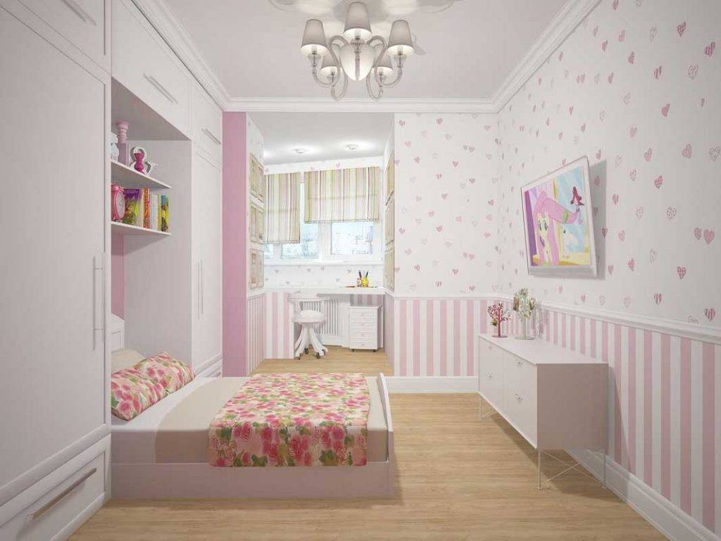 Обои для комнаты девочки: стили, персонажи и советы по оформлению детской