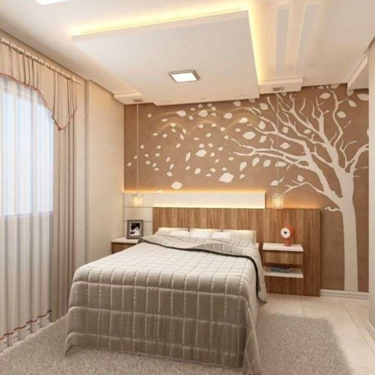 Цвет потолка в спальне: выбор дизайна и рисунков для оформления потолка, фото готовых интерьеров