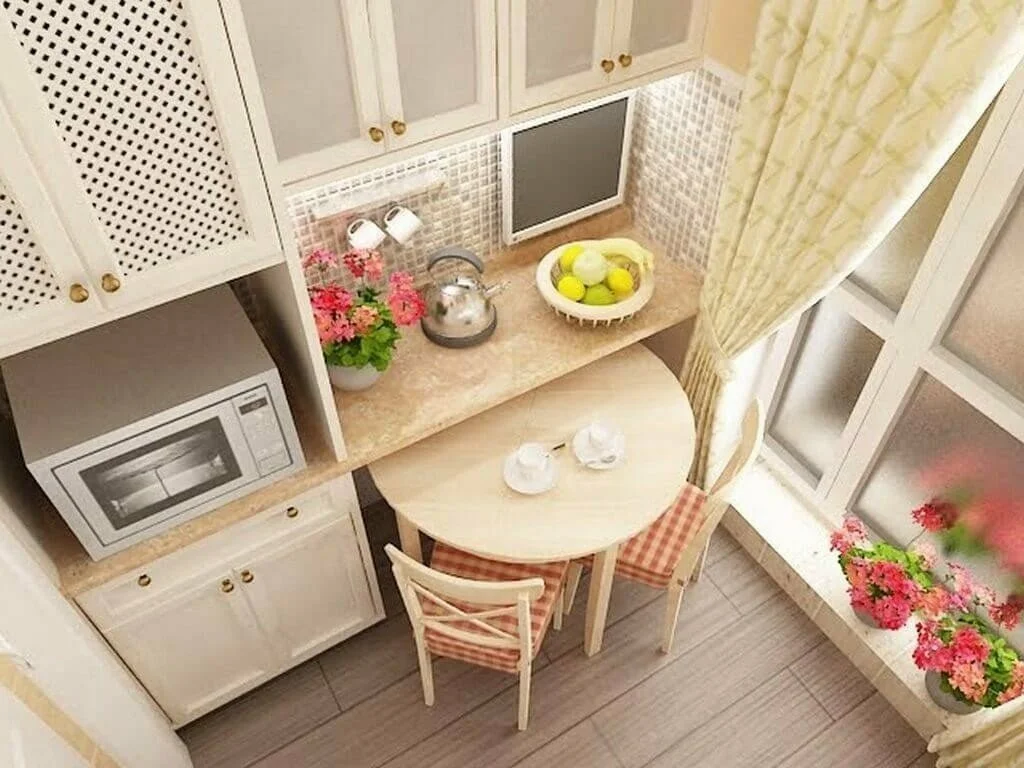 Дизайн маленькой кухни (100 фото)
