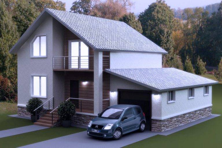 Планировка дома с гаражом - плюсы и минусы домов с гаражом. создание подъездных путей, вентиляция гаража. особенности постройки двухэтажных гаражей (фото + видео)