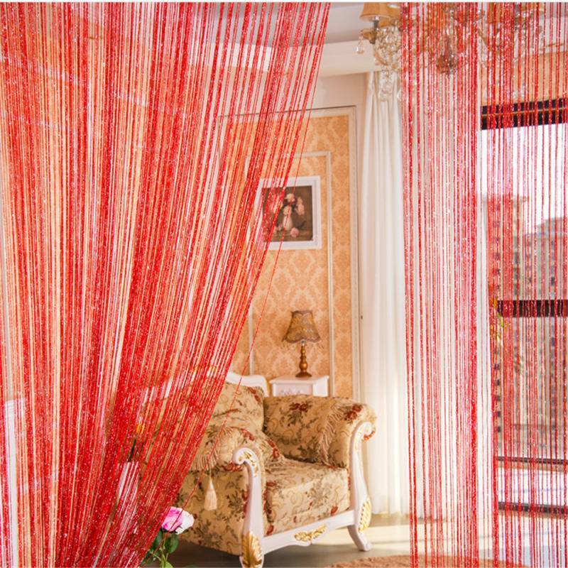Нитяные шторы: как украсить дом декоративной кисеей
