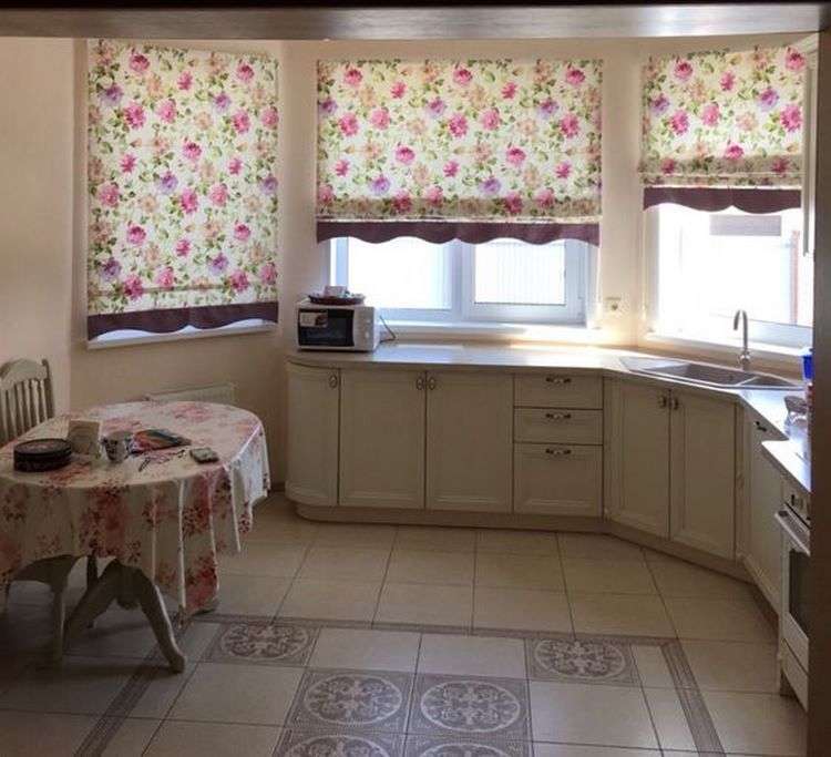 10 идей для оформления окна на кухне в стиле прованс
