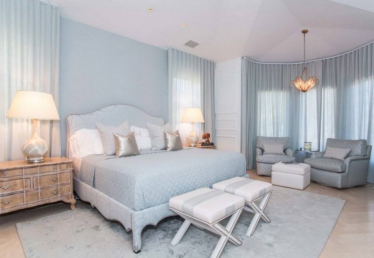 Модная голубая спальня: 29 новых идей спальни в голубых тонах