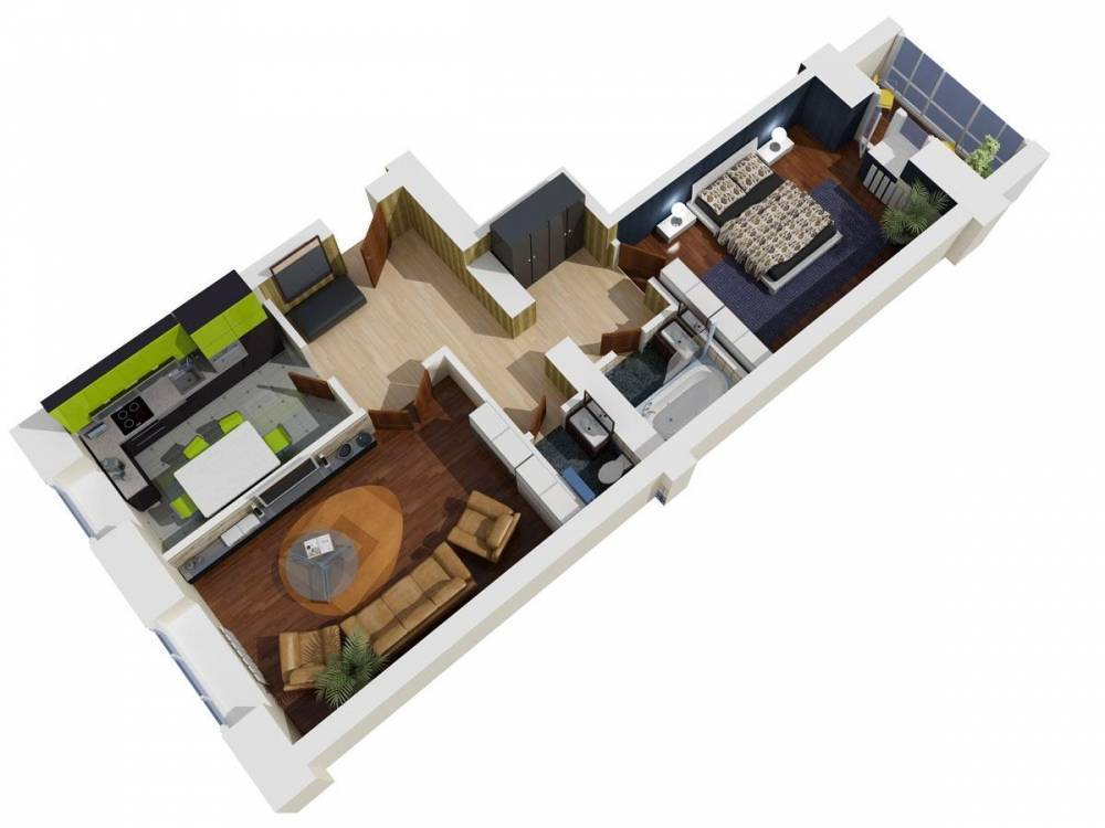 Идеи по дизайну и планировке квартир в доме серии п-44т