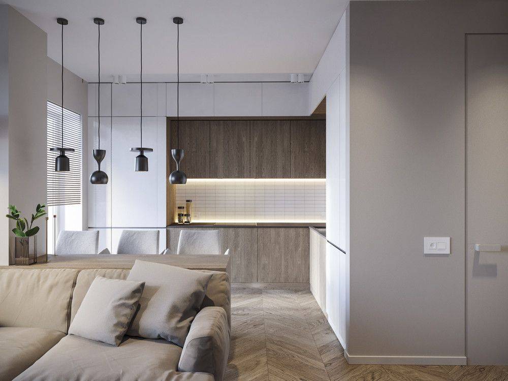 Дизайн квартиры 57 кв. м. – 90+ фото, 5 современных проектов