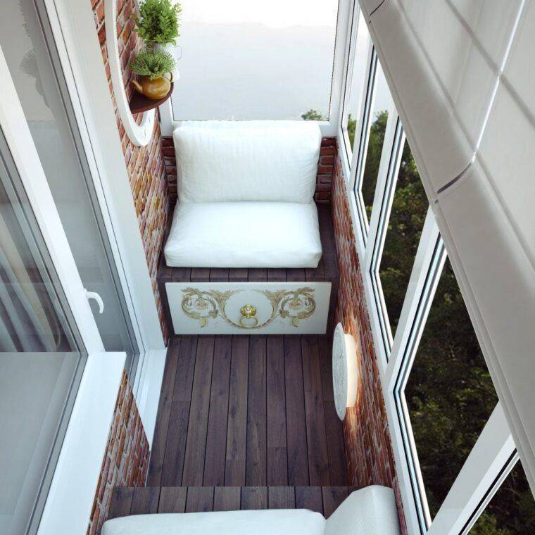 Балкон 5 кв. м. — примеры современного дизайна, фото, красивая отделка, выбор цвета и стиля для балкона в квартире