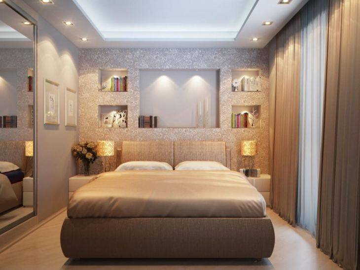 Фото дизайна интерьера спальни 12 кв м