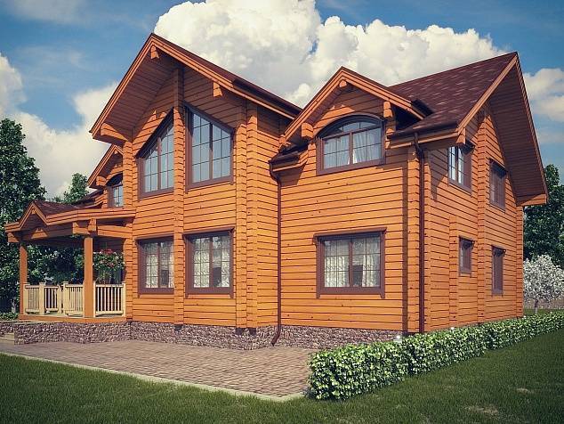 Деревянные дома из профилированного бруса:  проекты, преимущества и особенности строительства
