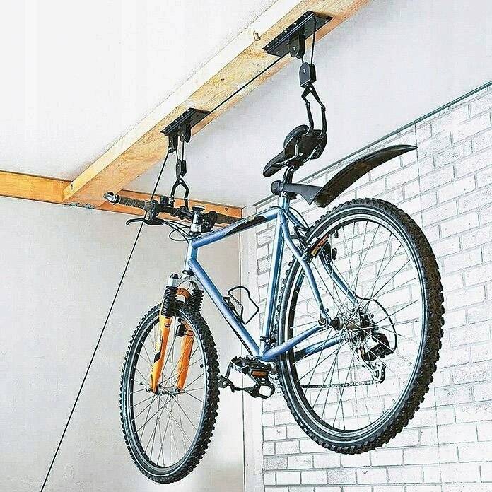 Крепим велосипед на стену: способы и виды крепежей