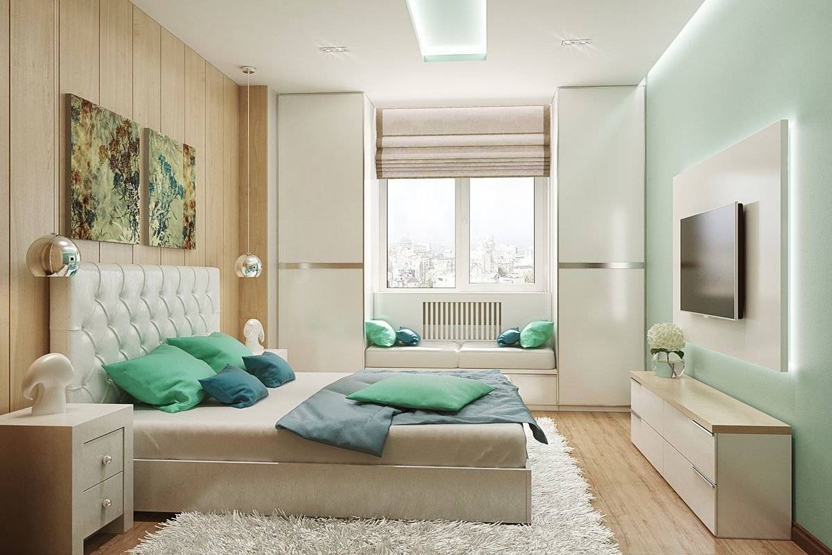 Дизайн спальни гостиной 14 кв м