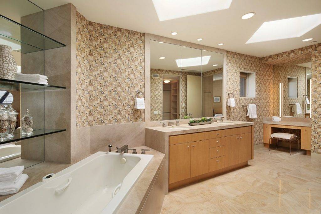 Красивый дизайн ванной комнаты: 120 фото различных стилей оформления