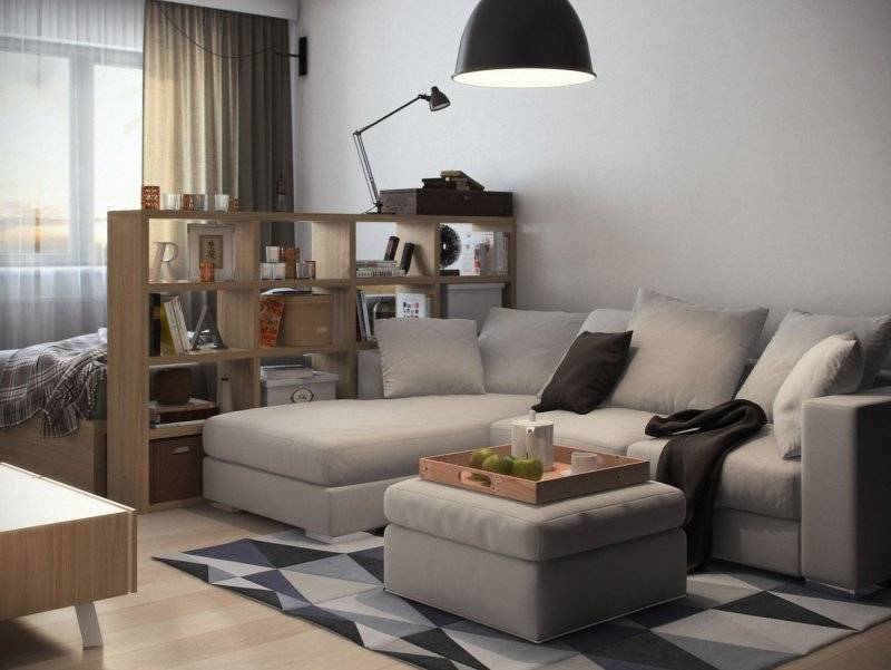 Интерьер однокомнатной квартиры: фото 30 интересных идей