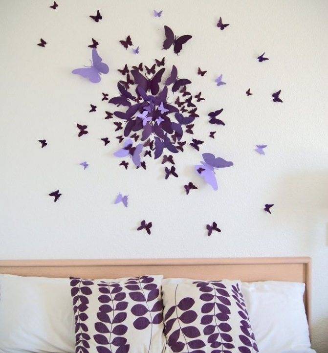 Бабочки на стену: 100 фото стильных вариантов оформления стен при помощи бабочек