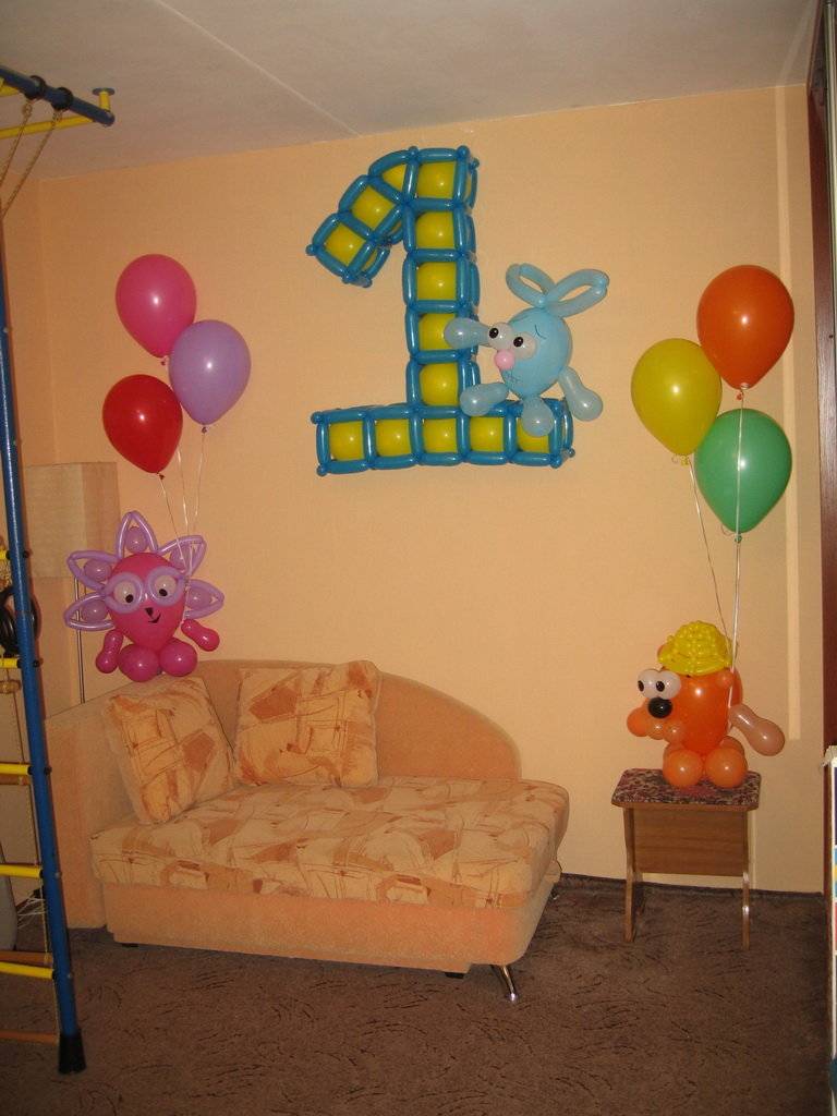 Украшение комнаты ребенка на день рождения своими руками. оформление именинникам до 7 и от 8 до 15 лет + 180 фото