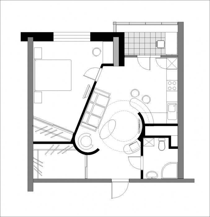 Планировка однокомнатной квартиры — современные гениальные идеи дизайна. 70 фото стильных решений