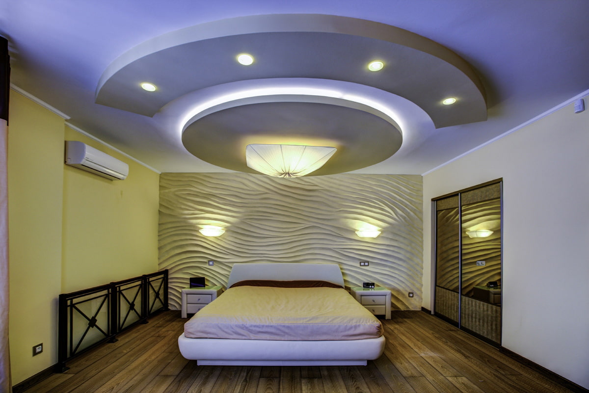Дизайн красивых потолков из гипсокартона: 100+ фото