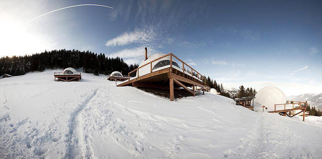 The pods, les cerniers: роскошный эко-отель в швейцарских альпах