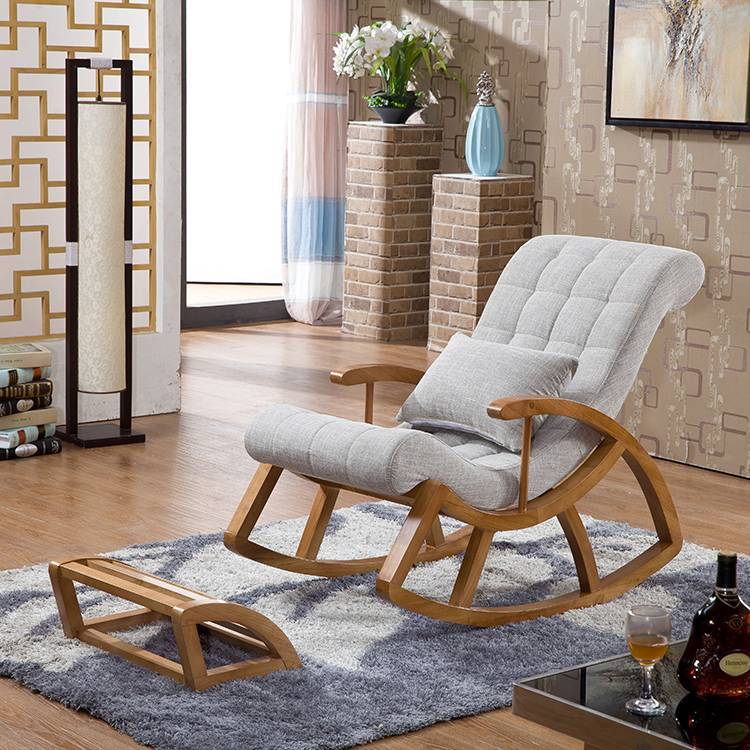 Кресло-качалка с подставкой для ног 70 уютных моделей