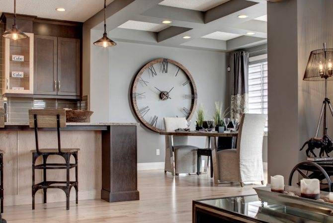 Настенные часы для кухни — дизайнерский подход и превосходные идеи украшения (54 фото + видео)