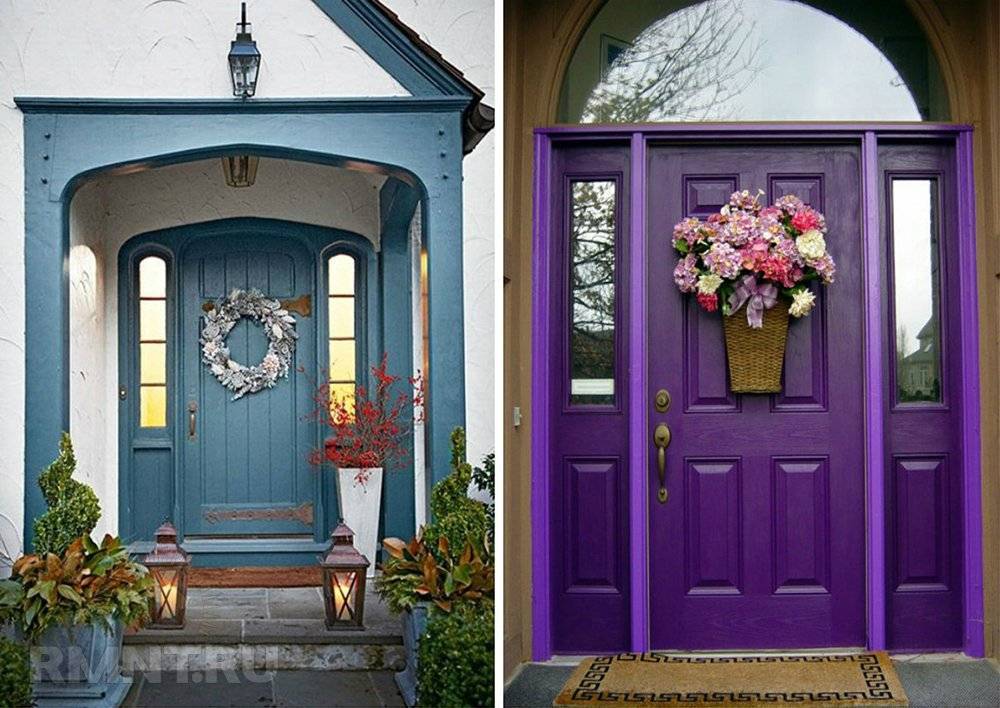 Декорирование дверей: 100 красивых примеров дизайна на фото