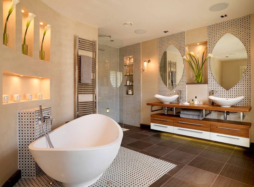 Дизайн-проекты ванных комнат: обзор стильных вариантов санузла и полезные советы дизайнеров