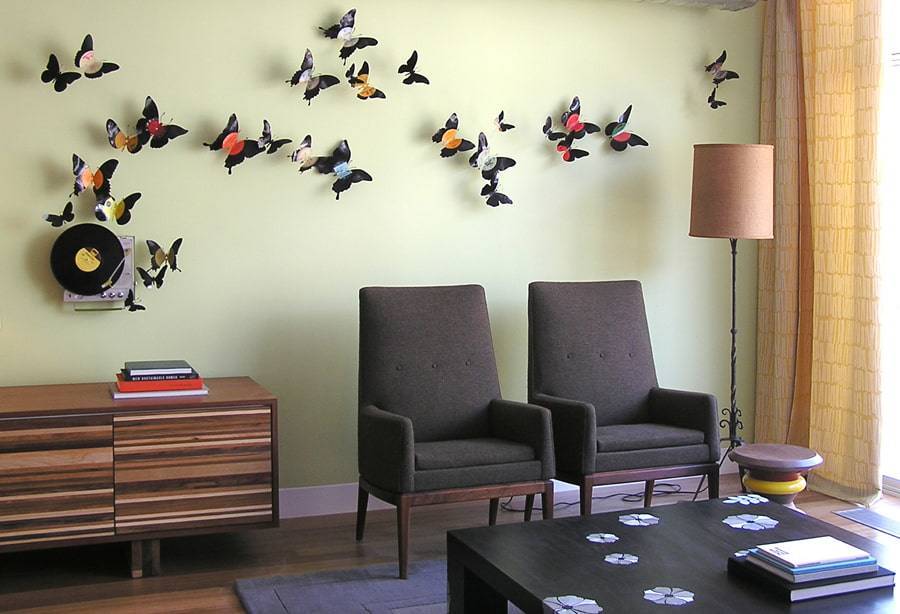 Бабочки на стену своими руками :: инфониак