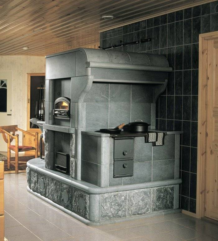 Кухня с печкой – неповторимый дизайн в интерьере вашего дома