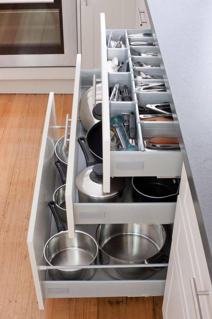 Системы хранения для кухни: удобные и практичные варианты, рациональные идеи (+ фото, видео)