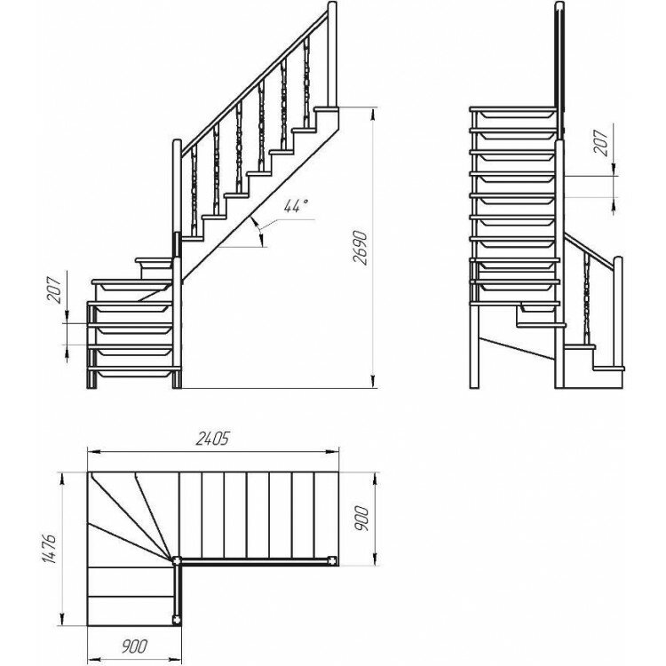 Правила устройства лестниц в доме