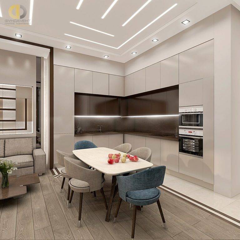 Кухня 17 кв. м.: лучшие идеи оформления и варианты правильного зонированияварианты планировки и дизайна