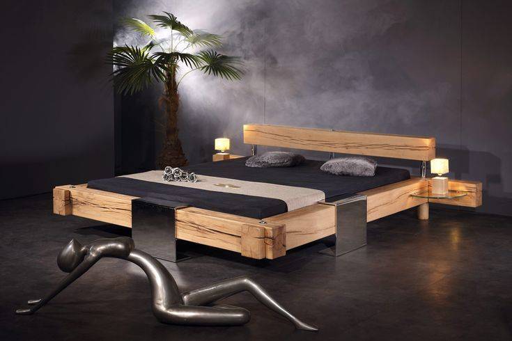 Дизайнерские кровати. кровати двуспальные деревянные (50 фото): надежная роскошь кровати двуспальные в интерьере