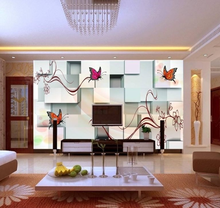 Декор стен в гостиной в современном стиле: интересные идеи дизайна