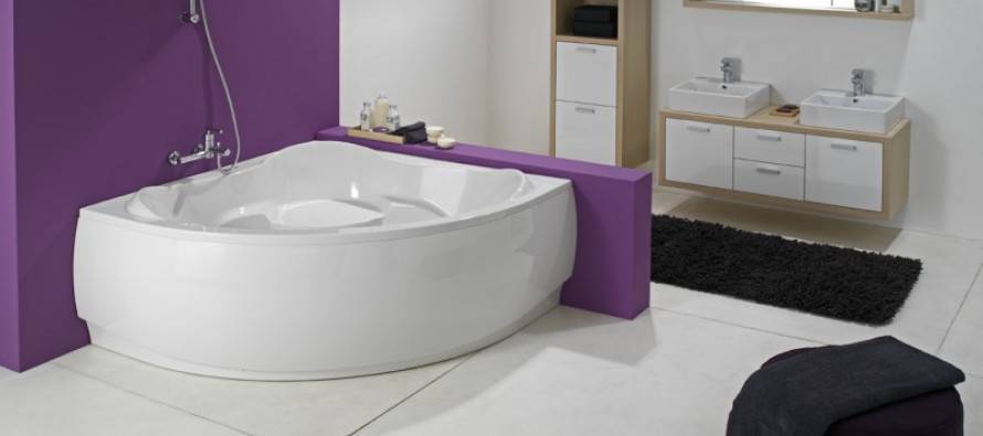 Угловые ванны в маленькой ванной комнате: варианты размещения ассиметричной ванны, размеры, фото