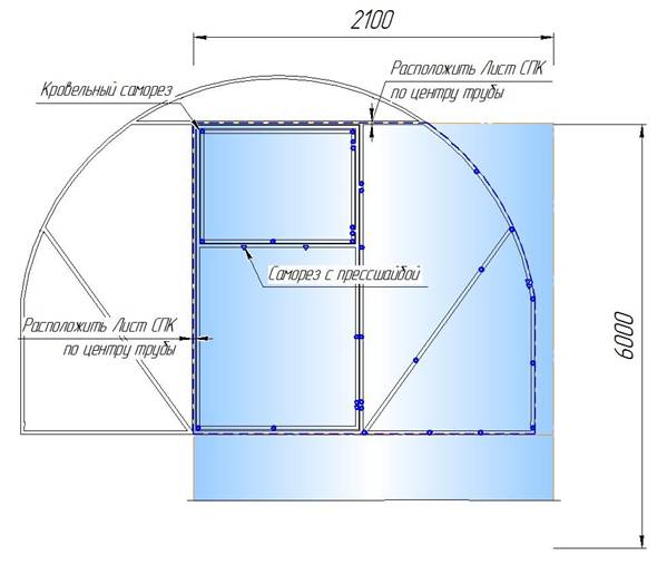 Расчёт полукруглой теплицы - онлайн калькулятор | perpendicular.pro